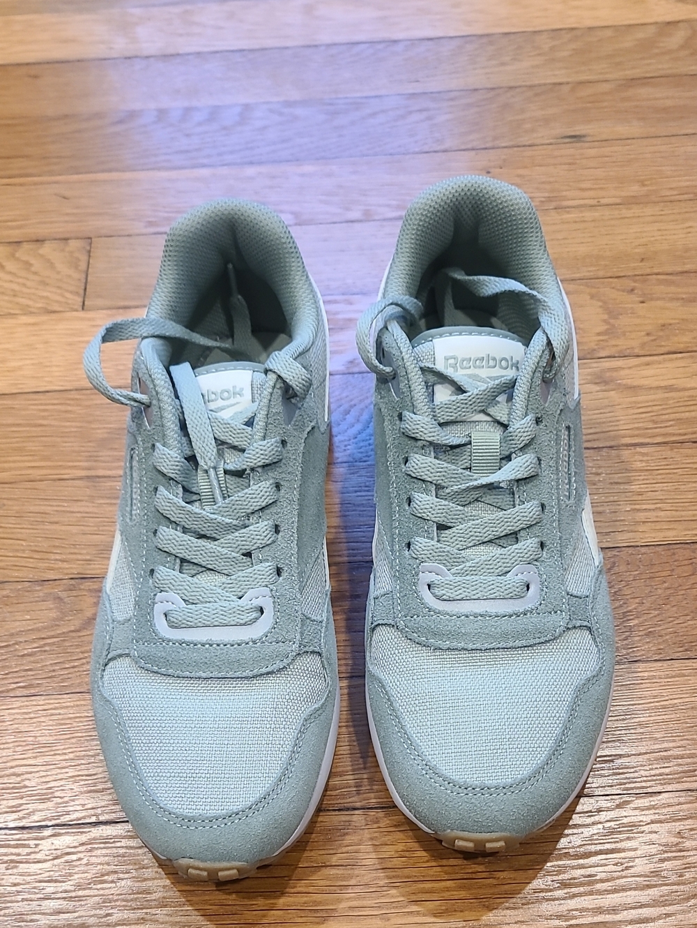 Reebok Sage Green Low-Top Sneakers